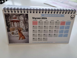 Mały kalendarz na biurko